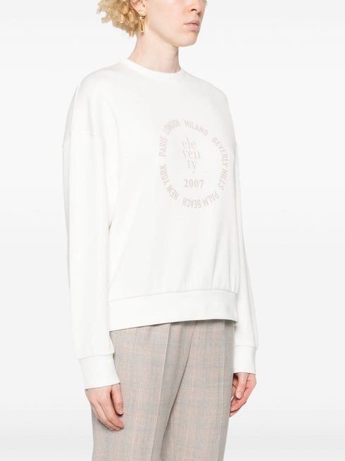logo-print cotton sweatshirt